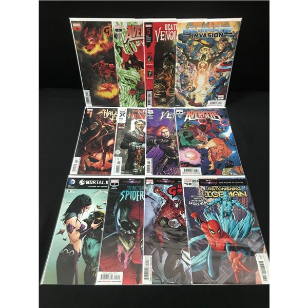 LOT OF 12 HIGH GRADE MODERN SUPERHERO COMICS  - MARVEL COMICS