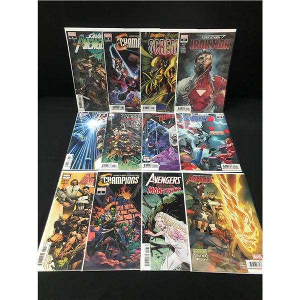 LOT OF 12 HIGH GRADE MODERN SUPERHERO COMICS  - MARVEL COMICS