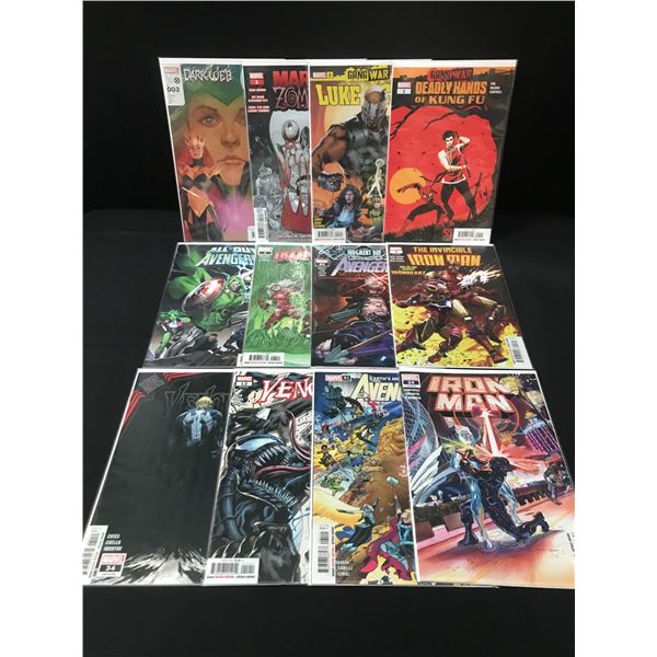 LOT OF 12 HIGH GRADE MODERN SUPERHERO COMICS  - MARVEL COMICS