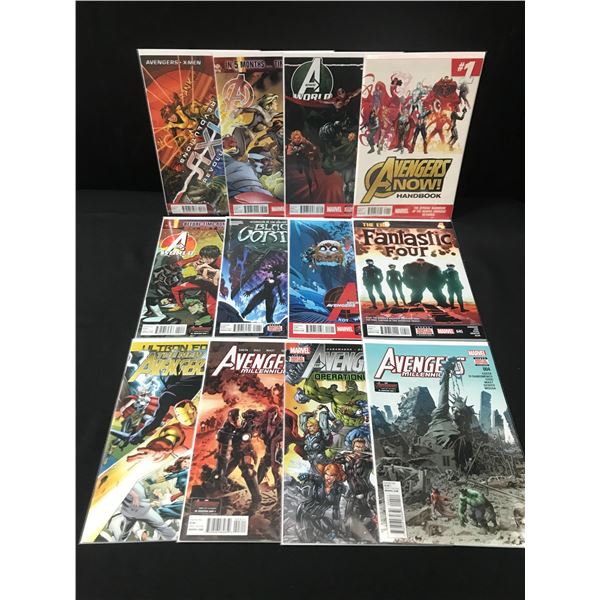 LOT OF 12 HIGH GRADE MODERN SUPERHERO COMICS  - MARVEL COMICS