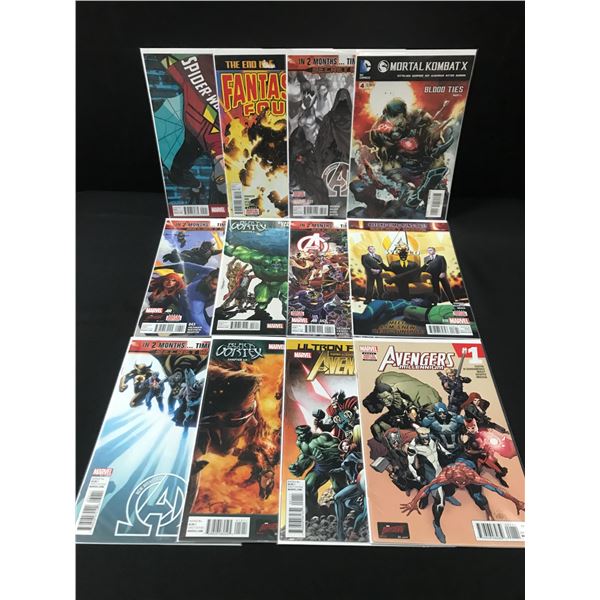 LOT OF 12 MIXED TITLE COMICS - MARVEL / DC COMICS
