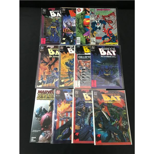 LOT OF 12 MIXED TITLE COMICS - MARVEL / DC COMICS