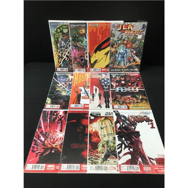 LOT OF 12 MIXED TITLE COMICS - MARVEL / DC COMICS