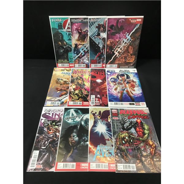 LOT OF 12 HIGH GRADE MODERN SUPERHERO COMICS  - MARVEL COMICS
