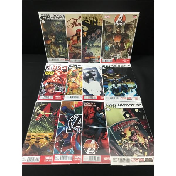 LOT OF 12 HIGH GRADE MODERN SUPERHERO COMICS  - MARVEL COMICS