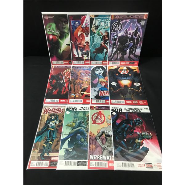 LOT OF 12 HIGH GRADE MODERN SUPERHERO COMICS  - MARVEL COMICS