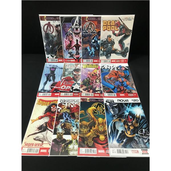 LOT OF 12 HIGH GRADE MODERN SUPERHERO COMICS  - MARVEL COMICS