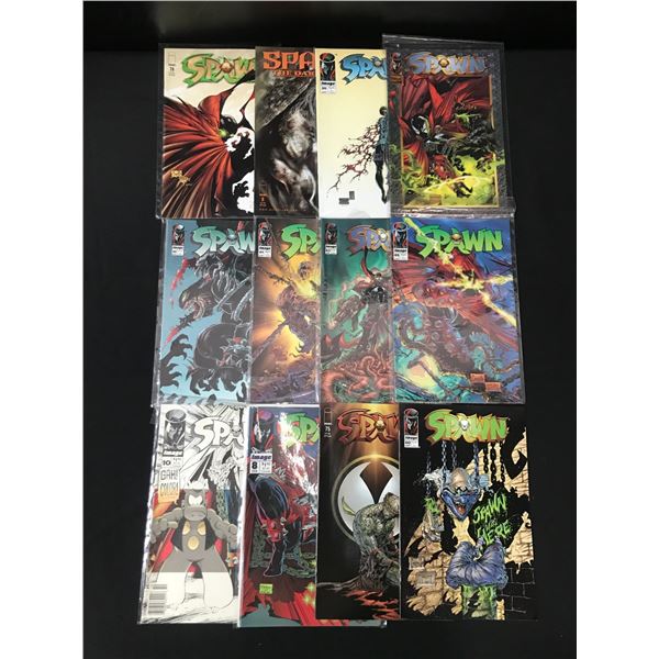 LOT OF 12 SPAWN COMICS - IMAGE COMICS