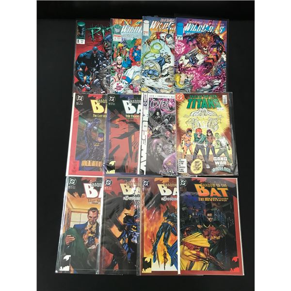 LOT OF 12 MIXED TITLE COMICS - DC AND IMAGE COMICS