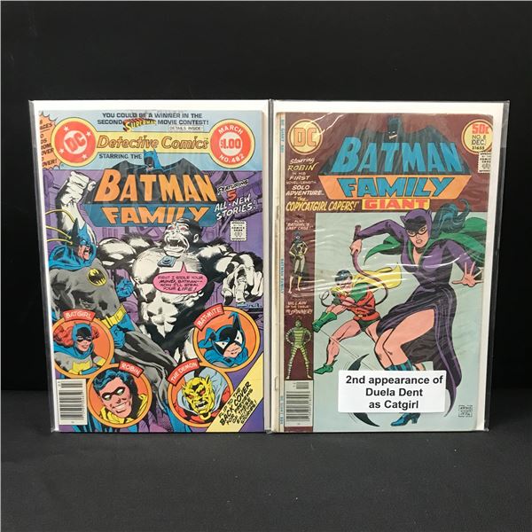 LOT OF 2 BATMAN FAMILY COMICS - DC COMICS