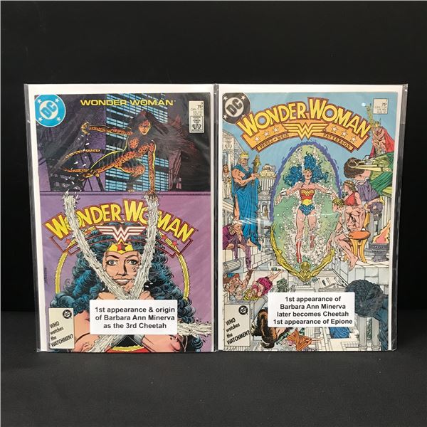 LOT OF 2 WONDER WOMAN COMICS #7 & #9 SEVERAL 1ST APPS - DC COMICS
