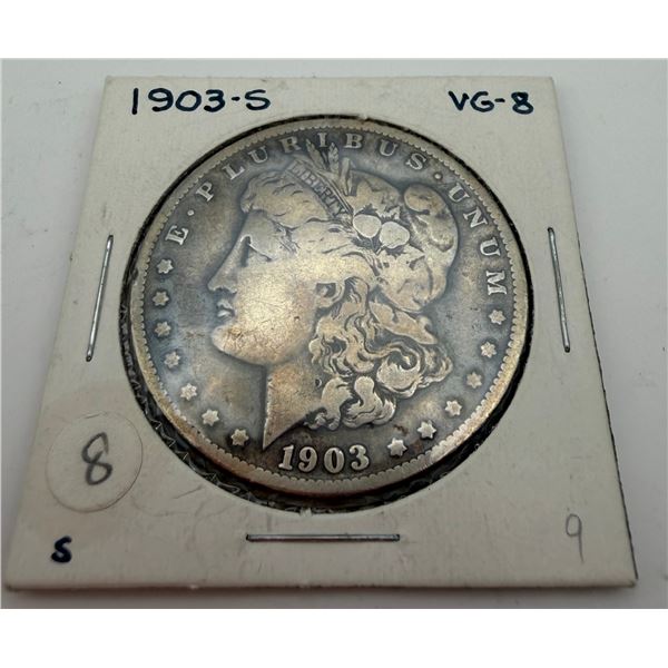 1903 Morgan Silver Dollar "s"
