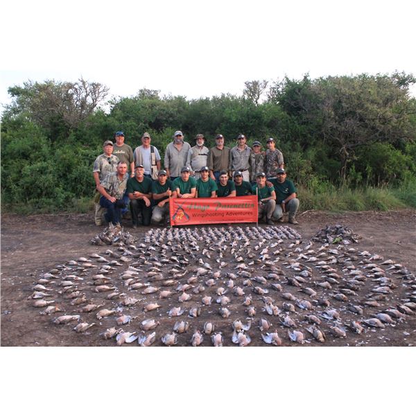 Argentinian 4 Hunting Days, 4 Hunters, Dove Extraveganza