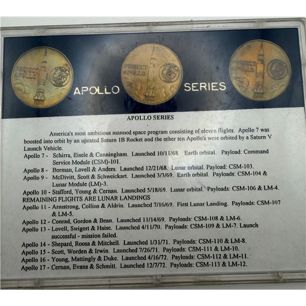 Nasa Apollo Series Coin Set