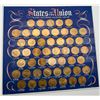 Image 1 : 1969 Shell Oil Company 50 State Bronze Coin Set