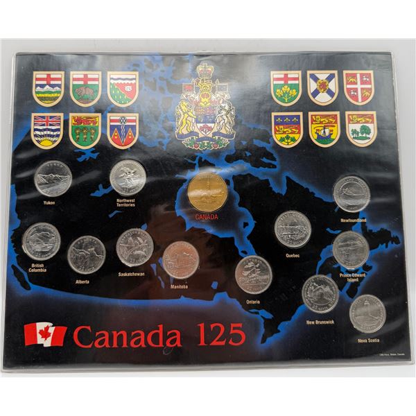 1992 Canada 125th Anniversary 13 Piece Coin Set