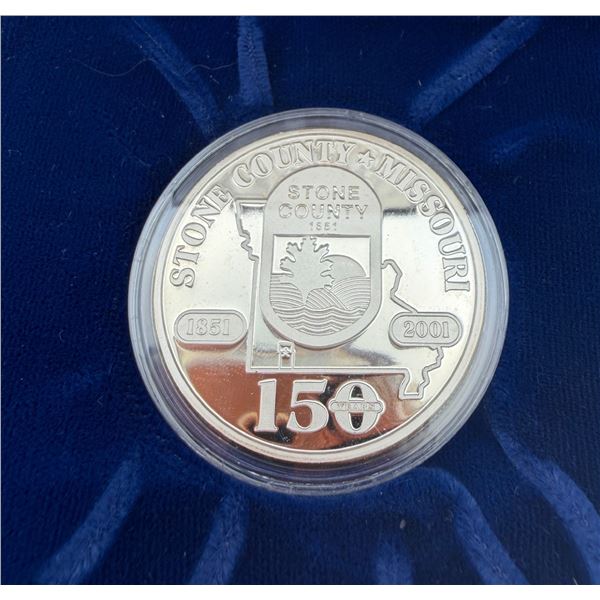 Stone County Missouri 150th Anniversary Silver Coins