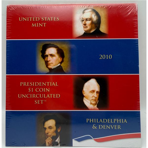 2010 U.S. Mint Presidental $1 Coin Uncirculated Set