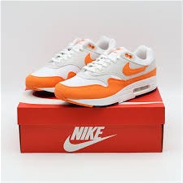 Nike Air Max 1 W (Neutral Grey/Safety Orange)