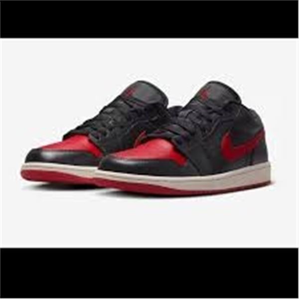 Nike Air Jordan 1 Low WMNS (Black/Gym Red-Sail)