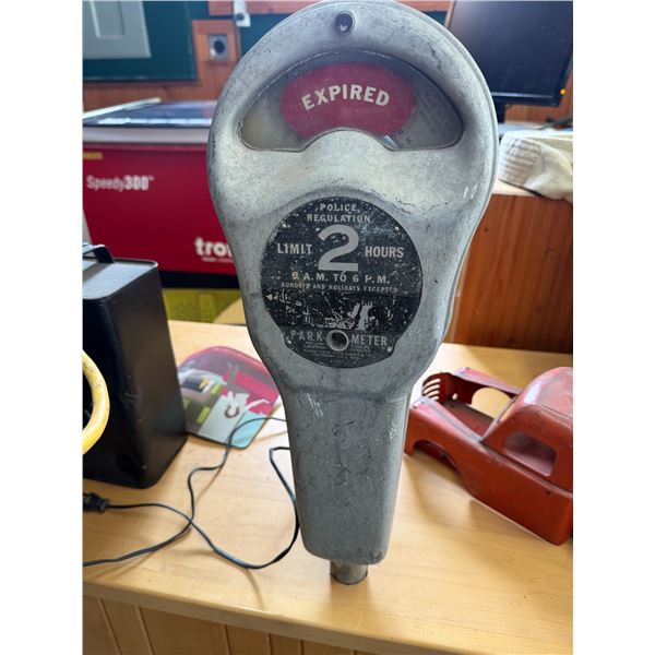 vintage parking meter