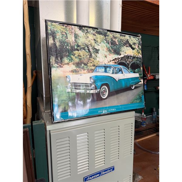 various framed car pics