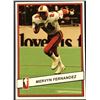 Image 1 : 1985 JOGO CFL FOOTBALL MERVYN FERNANDEZ (HOF)