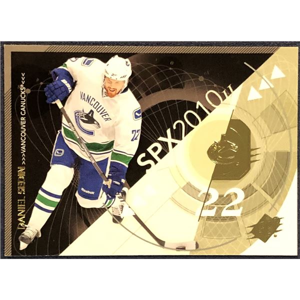 2010-11 UPPER DECK SPX HOCKEY DANIEL SEDIN (HOF)