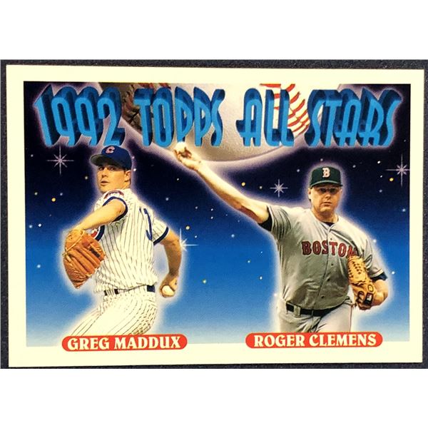 1993 TOPPS ROGER CLEMENS / GREG MADDUX (HOF)