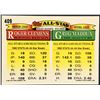 Image 2 : 1993 TOPPS ROGER CLEMENS / GREG MADDUX (HOF)