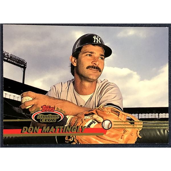 1993 TOPPS STADIUM CLUB DON MATTINGLY