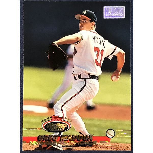 1993 TOPPS STADIUM CLUB GREG MADDUX (HOF)