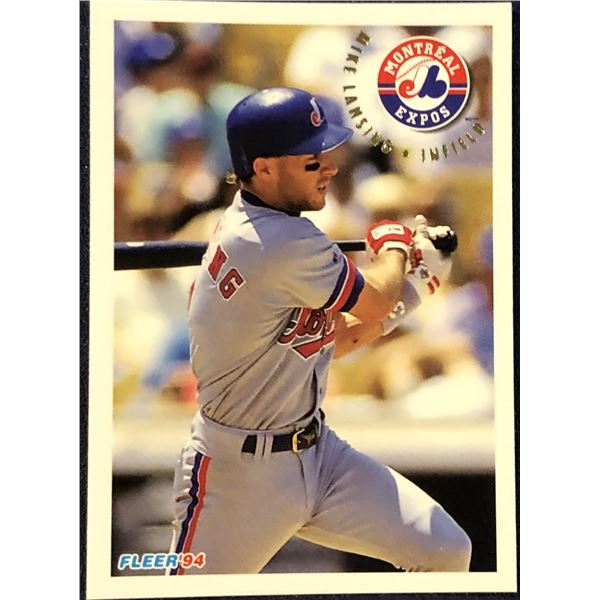 1994 FLEER MIKE LANSING ROOKIE CARD