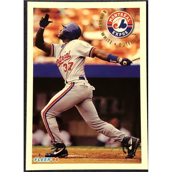 1994 FLEER RONDELL WHITE ROOKIE CARD