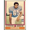 Image 1 : 1974 TOPPS NFL FOOTBALL ELVIN BETHEA (HOF)