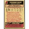 Image 2 : 1977 TOPPS NFL FOOTBALL JOHNNIE GRAY