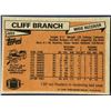 Image 2 : 1981 TOPPS NFL CLIFF BRANCH (HOF)