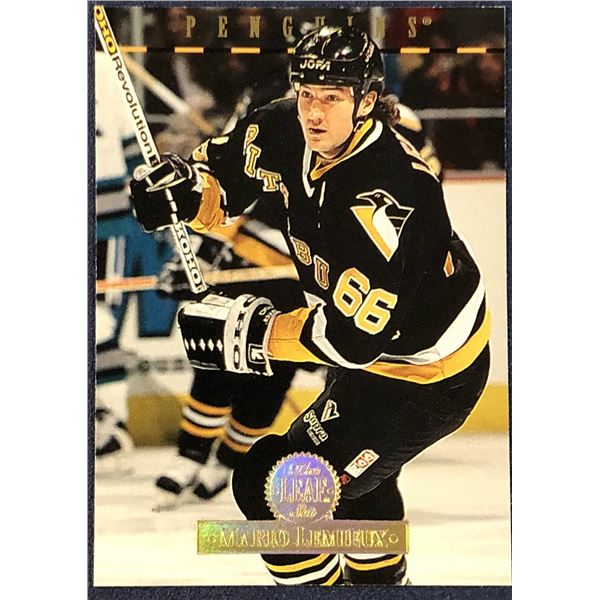 1994-95 LEAF NHL HOCKEY MARIO LEMIEUX (HOF)