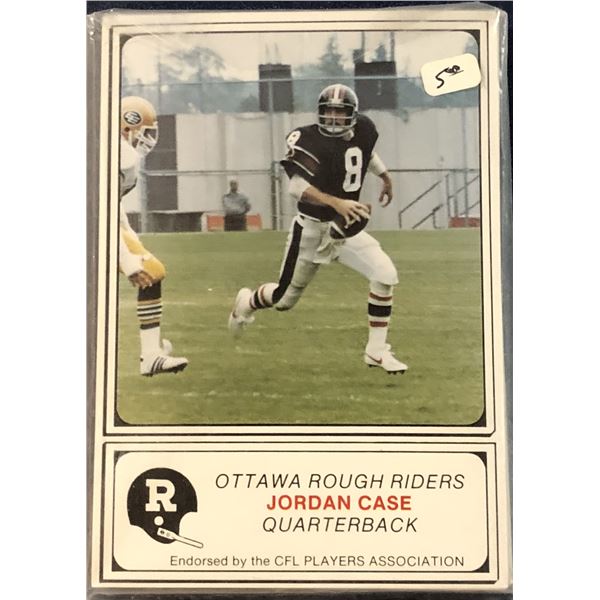 1982 JOGO OTTAWA ROUGH RIDERS SET