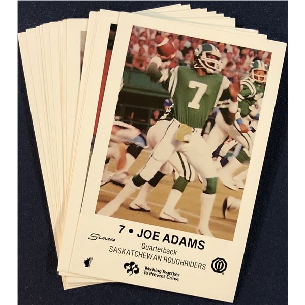 1982 SASKATCHEWAN ROUGHRIDERS POLICE SET