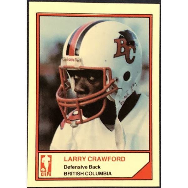 1984 JOGO CFL LARRY CRAWFORD (HF)