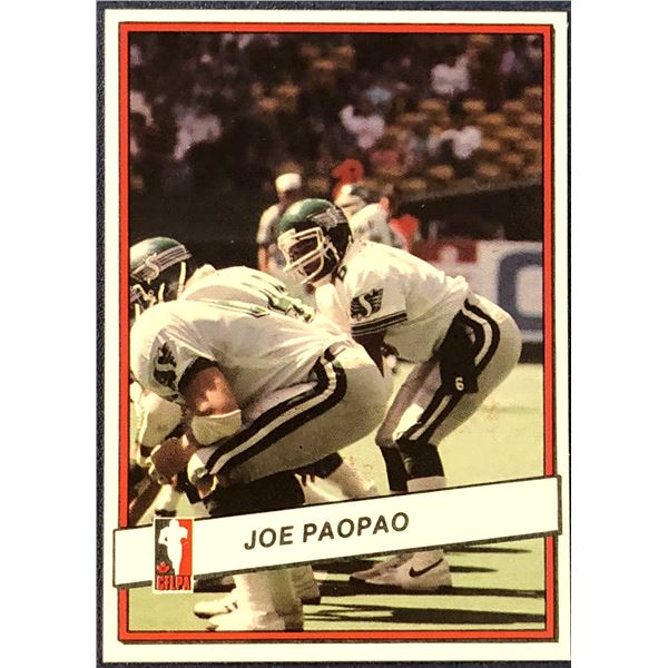 1985 JOGO CFL FOOTBALL  JOE PAOPAO (HOF)