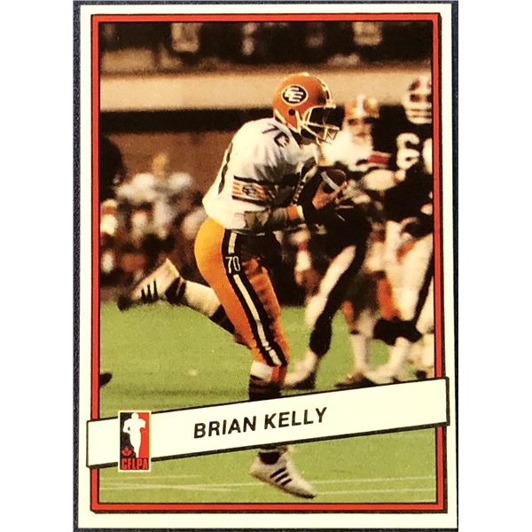 1985 JOGO CFL FOOTBALL BRIAN KELLY (HOF)
