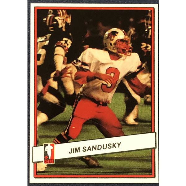 1985 JOGO CFL FOOTBALL JIM SANDUSKY