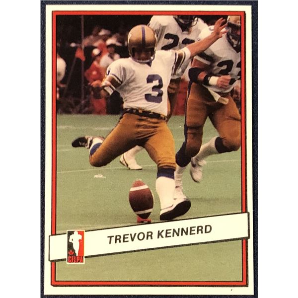 1985 JOGO CFL FOOTBALL TREVOR KENNARD