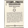 Image 2 : 1982 DONRUSS DIAMOND KING KEITH HERNANDEZ (HOF)