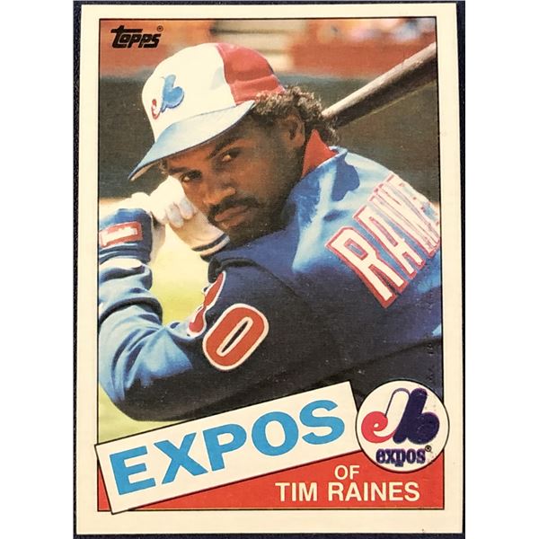 1985 TOPPS TIM RAINES (HOF)