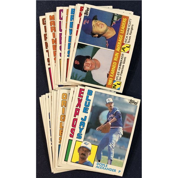 1984 TOPPS BASEBALL COLLECTION (25)
