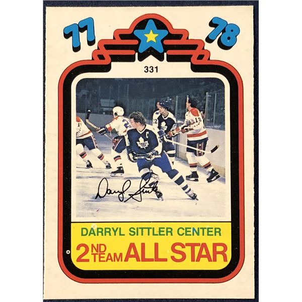 1978-79 O-PEE-CHEE DARRYL SITTLER (HOF)