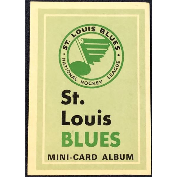 1969-70 O-PEE-CHEE NHL MINI CARD ALBUM - ST. LOUIS BLUES